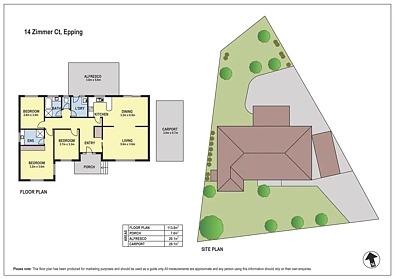户型图 - 14 Zimmer Court, Epping, VIC 3076