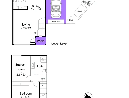 3/19 Evans Crescent, Oaklands Park, South Adelaide, 2 غرف, 1 حمامات, Townhouse
