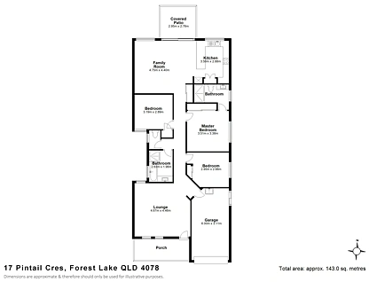 17 Pintail Cres, Forest Lake, Brisbane Western Region, 3房, 2浴, House