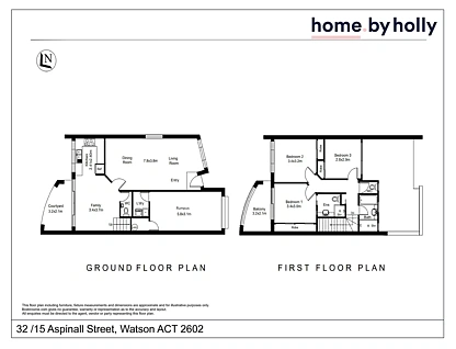 32/15 Aspinall Street, Watson, ACT 2602, 3房, 2浴, Townhouse