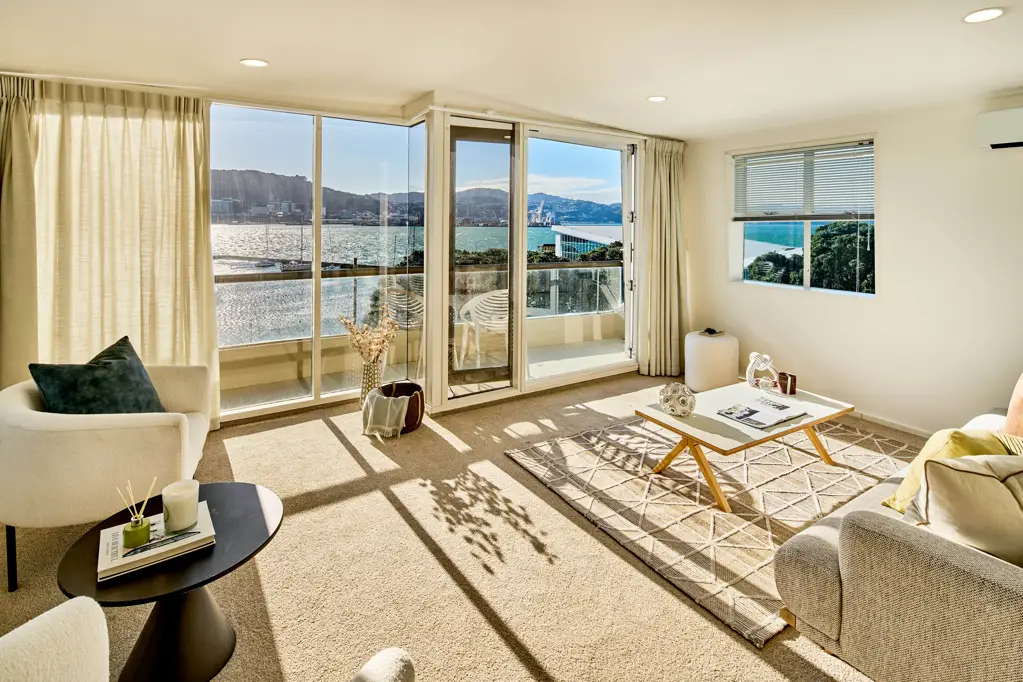 Oriental Bay 3غرفة نوم Unmatched Space, Stunning Views & Secure Garage