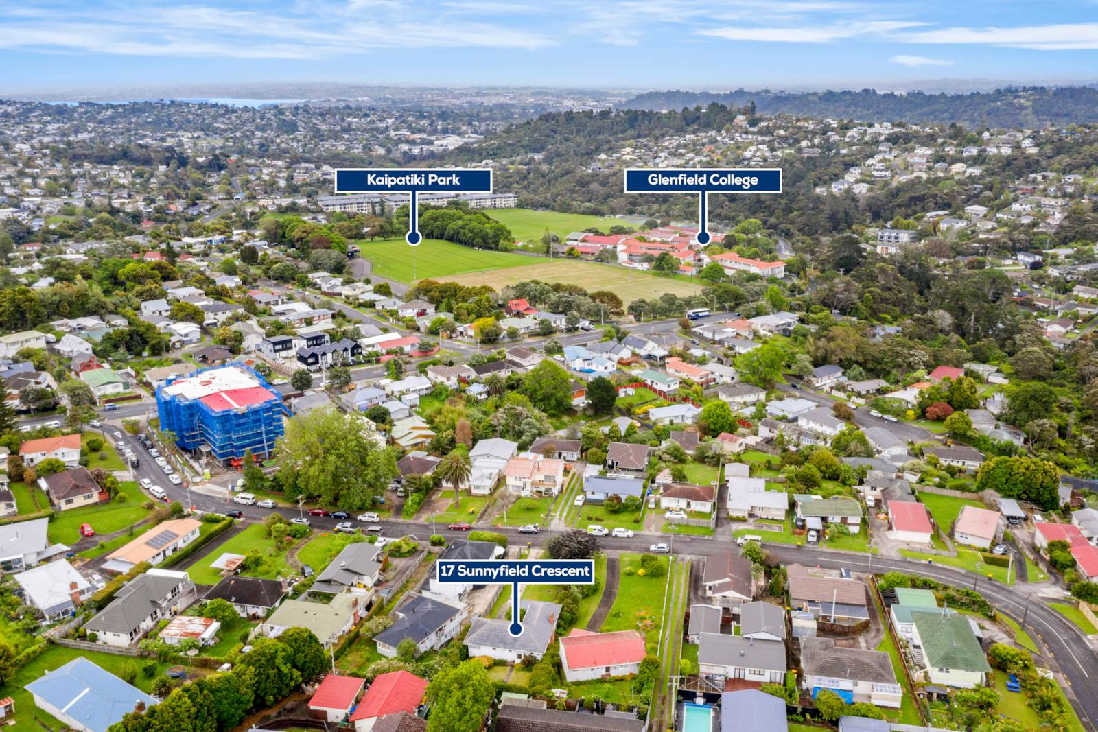 17 Sunnyfield Crescent, Glenfield, Auckland - North Shore, 3 rūma, 1 rūma horoi