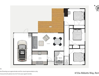 4/53A Abbotts Way, Remuera, Auckland City, 3 Kuwarto, 1 Banyo, House
