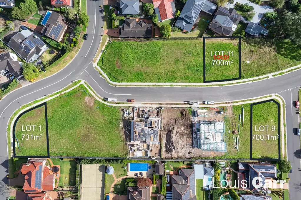 West Pennant Hills Prime land in West Pennant Hill's newest premier street - only 2 lots remaining!