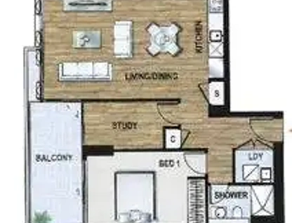 837/1 Finch Drive, Eastgardens, NSW 2036, 1房, 1浴, 公寓