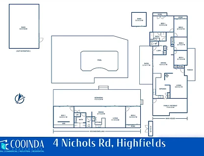4 Nichols Road, Highfields, Toowoomba, 6 રૂમ, 2 બાથરૂમ, House