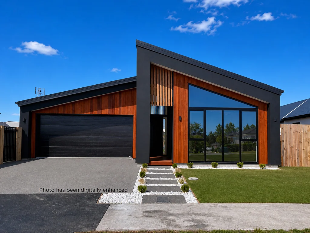 Halswell 4部屋 Brand-new architectural elegance