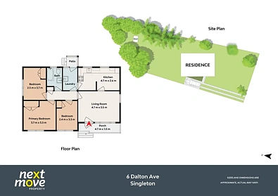 6 Dalton Avenue, Singleton, NSW 2330, 3房, 1浴, House