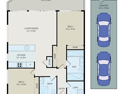 333/26 Baywater Drive, Wentworth Point, Parramatta (Northwest suburbs), 2 chambres, 2 salles de bain, Apartment