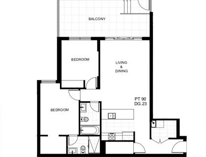 G23/121B Jerralong Drive, Schofields, Outer Western Sydney, 2 침실, 2 욕실, Apartment