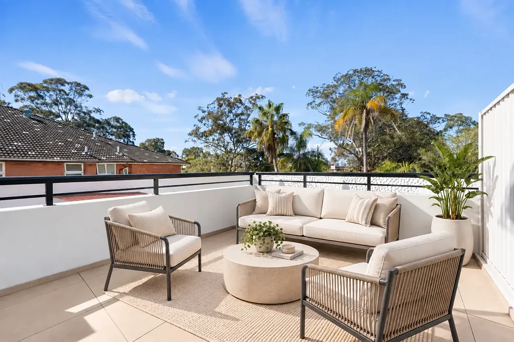 Lane Cove 1कमरा Light-Filled Studio with Oversized Entertainer's Terrace