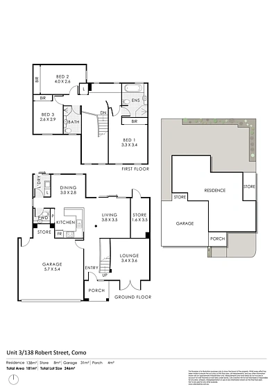 3/138 Robert Street, Como, WA 6152, 3 Schlafzimmer, 2 Badezimmer, Townhouse