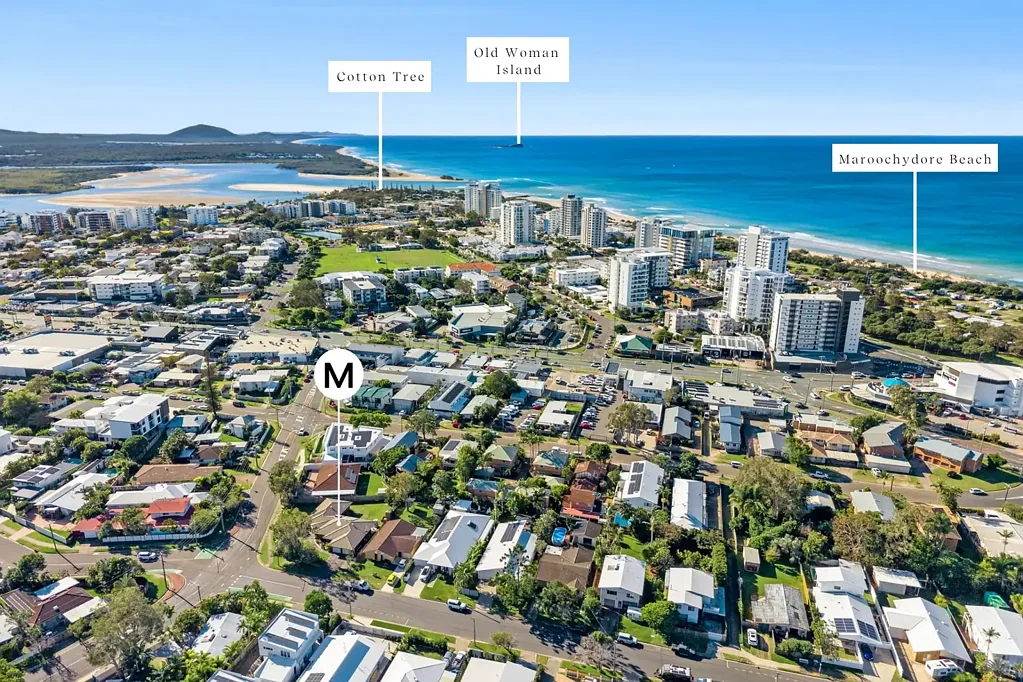 Maroochydore 4房  Prime 989sqm Parcel Just 550m to Beach – Excellent Development Potential