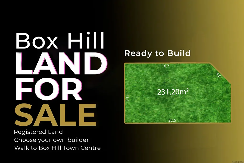 Box Hill Amazing Land opportunity in Box Hill
