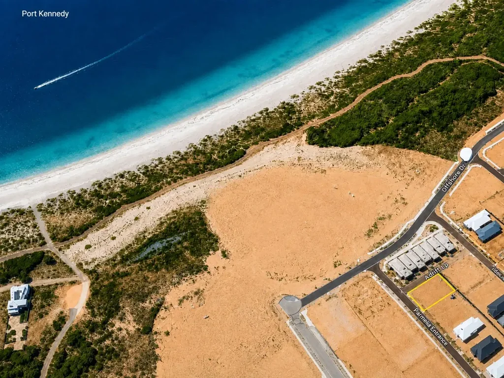 Port Kennedy Lot 18 - KENNEDY BAY | Titles in hand. Corner block. Built to capture ocean views
