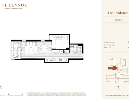 3004/12 Phillip Street, Parramatta, Parramatta (Northwest suburbs), 1 Bedrooms, 1 Bathrooms, Apartment