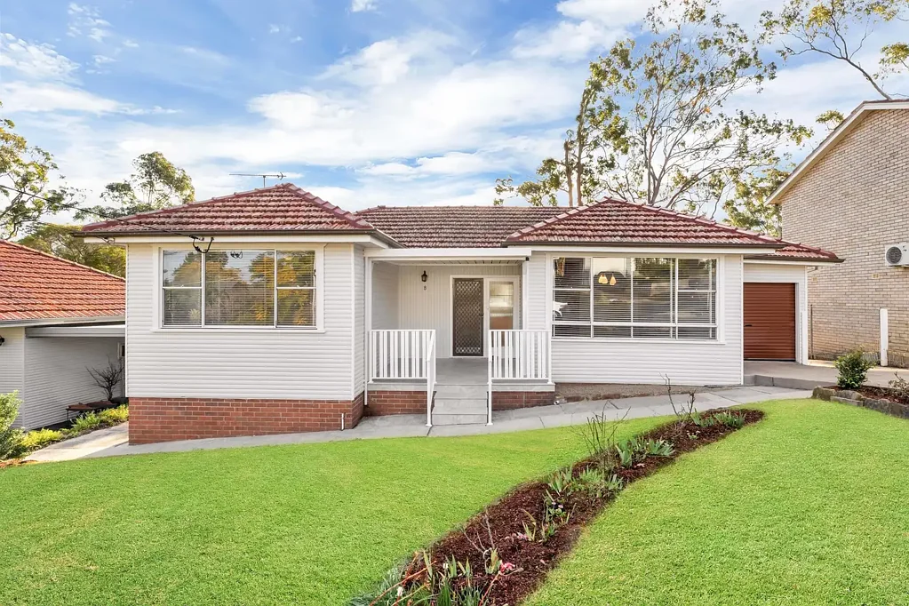 A light filled family home in a private setting