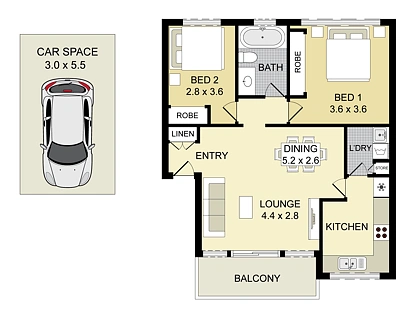 39/79 Memorial Avenue, Liverpool, South Western Suburbs, 2房, 1浴, Apartment