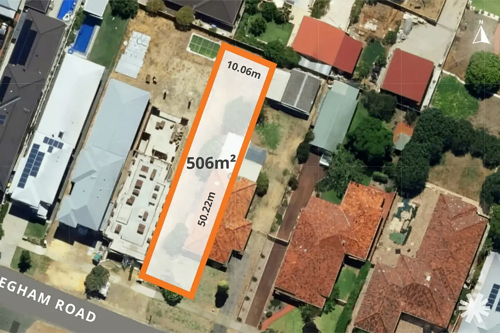 Lathlain Prime 506 m² North-Rear Block in Sought-After Lathlain