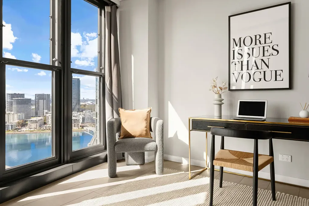 Wentworth Point 2 Slaapkamer Exquisite Sky-Home with Panoramic Bay Views