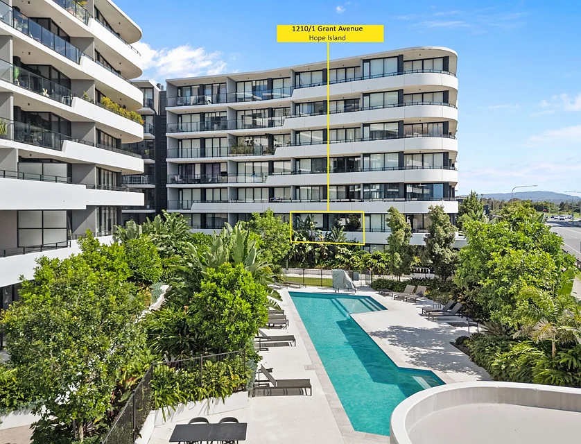 1210/1 Grant Avenue, Hope Island, Gold Coast, 2房, 2浴, Apartment