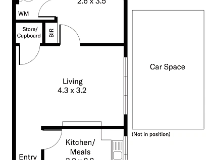 6/84 Dover Street, Flemington, Melbourne CBD, 1 غرف, 1 حمامات, Apartment