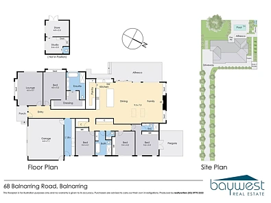Plano ng Bahay - 68 Balnarring Road, Balnarring, VIC 3926