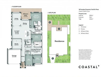 18 Faraday Crescent, Pacific Pines, QLD 4211, 4房, 2浴, House