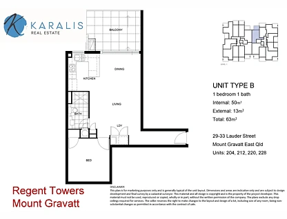 101/33 Lauder Street, Mount Gravatt East, Brisbane - Southern Region, 1 rūma, 1 rūma horoi, Apartment