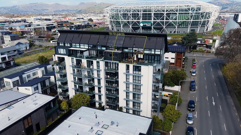 Christchurch Central 2ਬੈੱਡਰੂਮ Executive Rooftop Apartment with Secure Parking