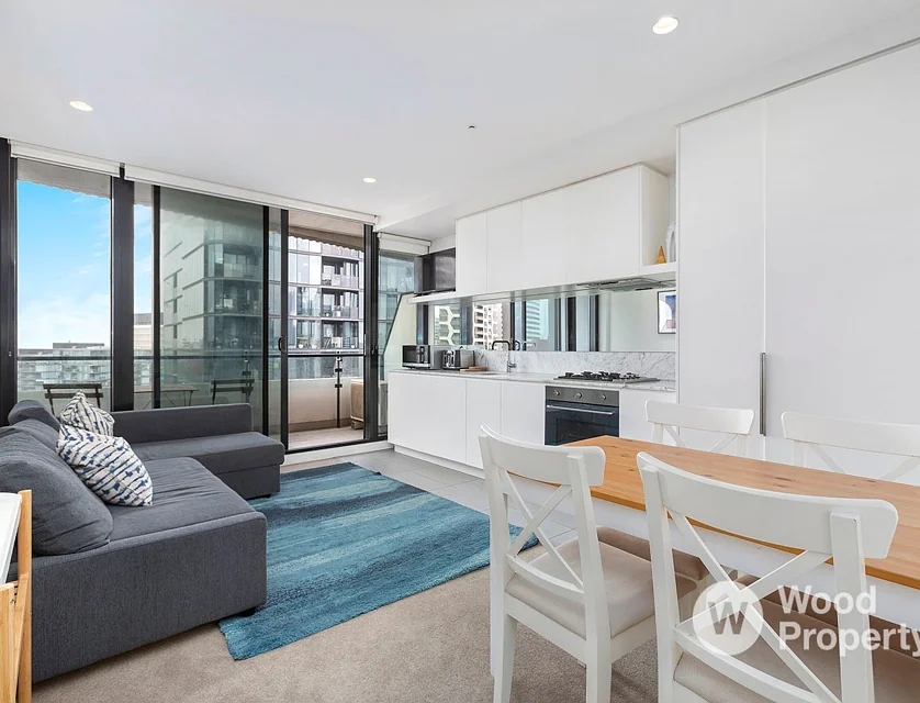 1414/52 Park Street, South Melbourne, Melbourne CBD, 1部屋, 1バスルーム, Apartment