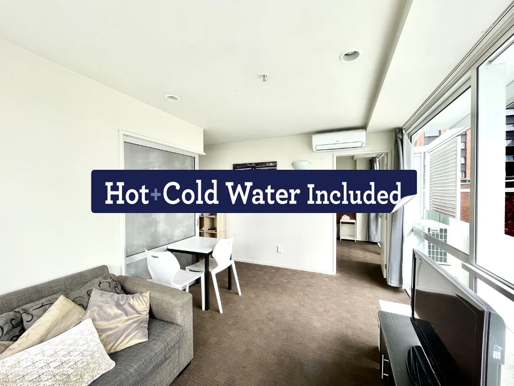 Sunny Two Bedroom Fully Furnished in CBD, HOT and COLD Water Included