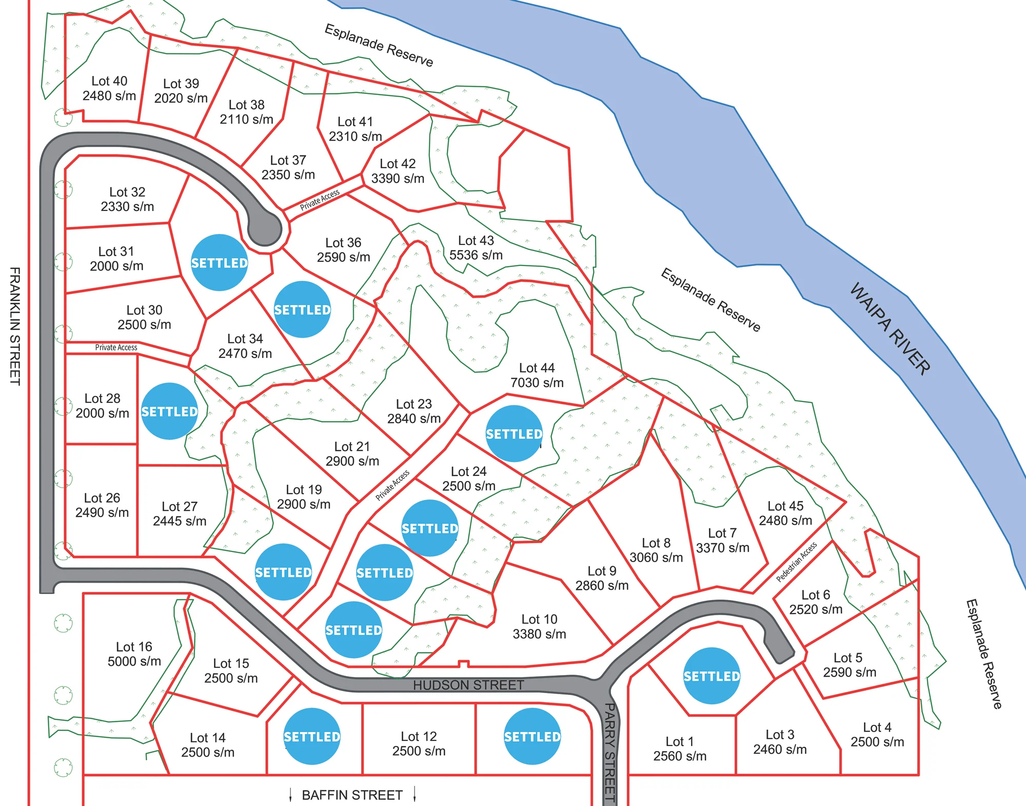 Pirongia Desirable Development in Pirongia - Titles Issued