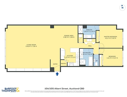10A/105 Albert street, Auckland Central, Auckland City, 2 Schlafzimmer, 2 Badezimmer, Apartment