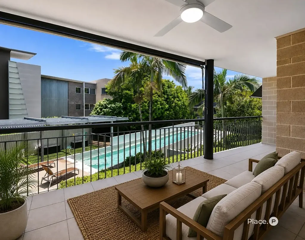 Bulimba 2房 高层轻松生活，宽敞时尚，设施齐全如度假村 ELEVATED EASY LIVING WITH SPACE, STYLE & RESORT AMENITY
