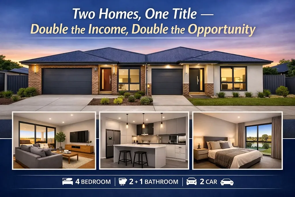 Bendigo 5ห้องนอน Two Homes, One Title — Double the Income, Double the Opportunity