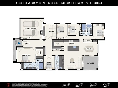 133 Blackmore Road, Mickleham, VIC 3064, 4房, 2浴, House