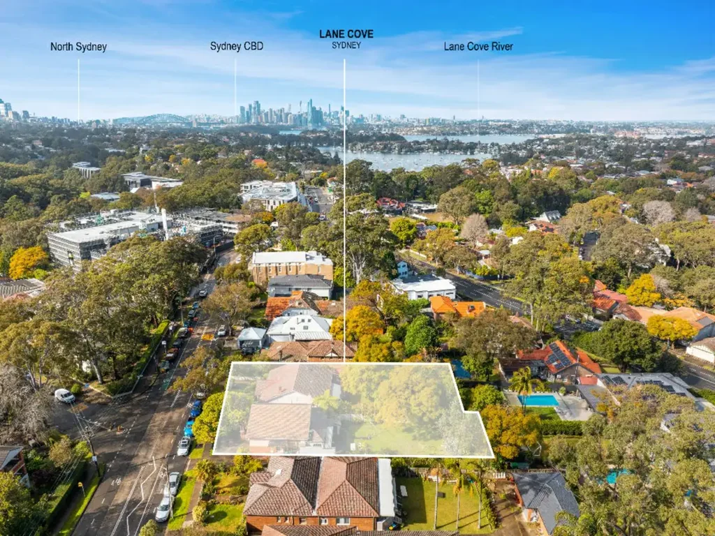 Lane Cove Lane Cove珍稀地块 1400sqm宽幅临街 多单元开发潜力 步行即达繁华 Torrens Title Terrace Development Opportunity