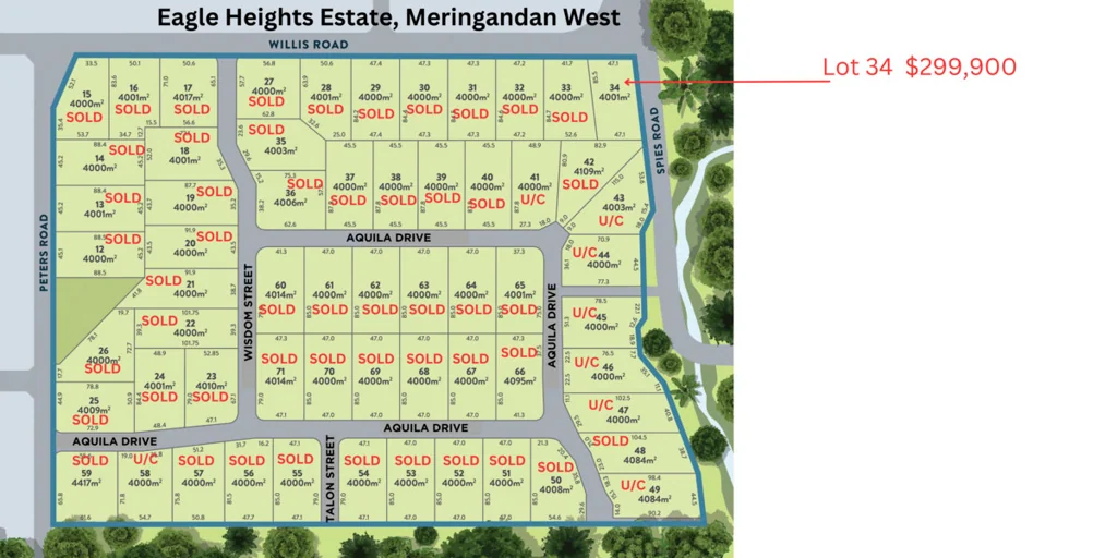 Meringandan West STAGES 4 & 5 NOW RELEASED!  PREMIUM 1 ACRE LOTS!