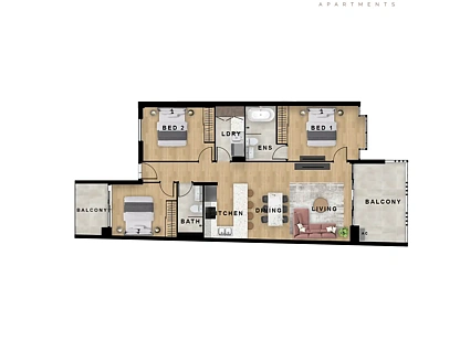 20 Bridge Street, Lidcombe, NSW 2141, 3房, 2浴, 公寓
