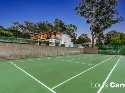 West Pennant Hills 4 Bedroom Resort Lifestyle: Renovated 1,676m2 Estate with Pool + Tennis Court Zoned Murray Farm Public