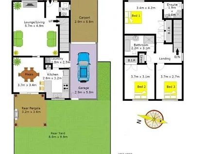 16/77 Crane Road, Castle Hill, The Hills, 3 Kuwarto, 2 Banyo, Townhouse