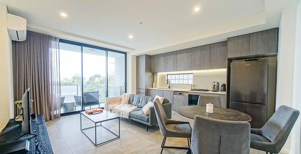 Furnished Modern One bedroom Apartment- Ready To Move in- Walk To Station