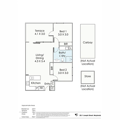 20/1 Joseph Street, Maylands, WA 6051, 2房, 1浴, Unit