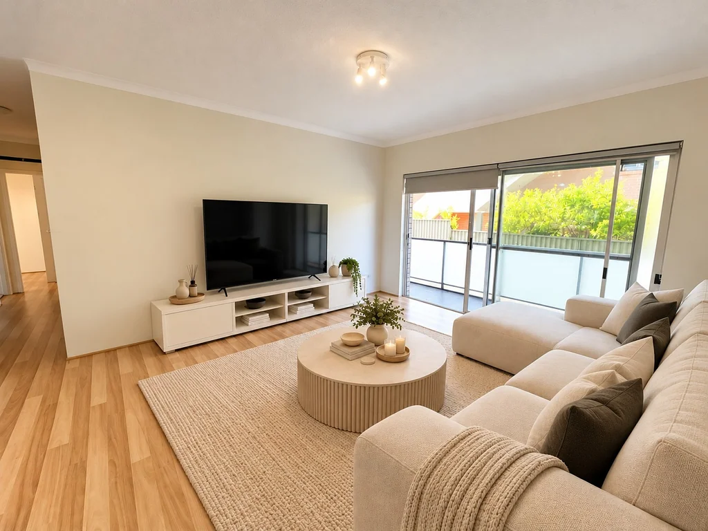 Light filled apartment offering space, comfort and convenience