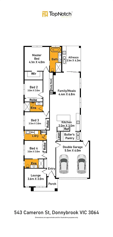 地址保密, Donnybrook, VIC 3064, 4房, 3浴, House
