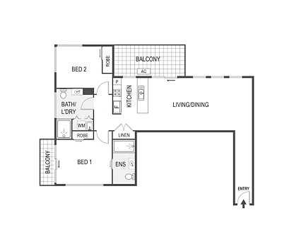 78/41 Clare Burton Crescent, Franklin, Gungahlin District, 2 rūma, 2 rūma horoi, Apartment