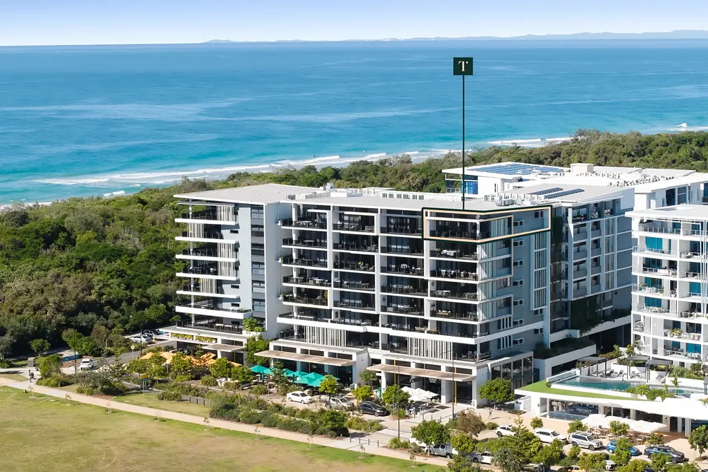 Bokarina 3部屋 Penthouse Level: Light-Filled North Facing Beachfront Luxe