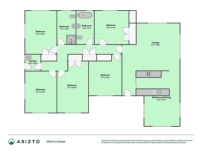 215A Fox Street, Hamilton East, Waikato, 5房, 2浴, 独立屋