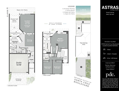 37/125 Santa Cruz Boulevard, Clear Island Waters, Gold Coast, 3 غرف, 2 حمامات, House